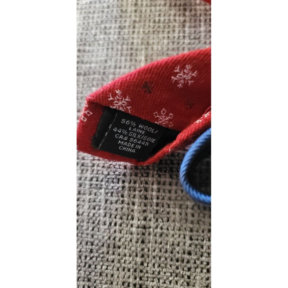 Lot Of 4 J. Crew Red Blue Pink Ties - Picture 6 of 6